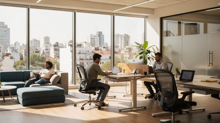 Cómo diseñar una oficina argentina cómoda, flexible y productiva