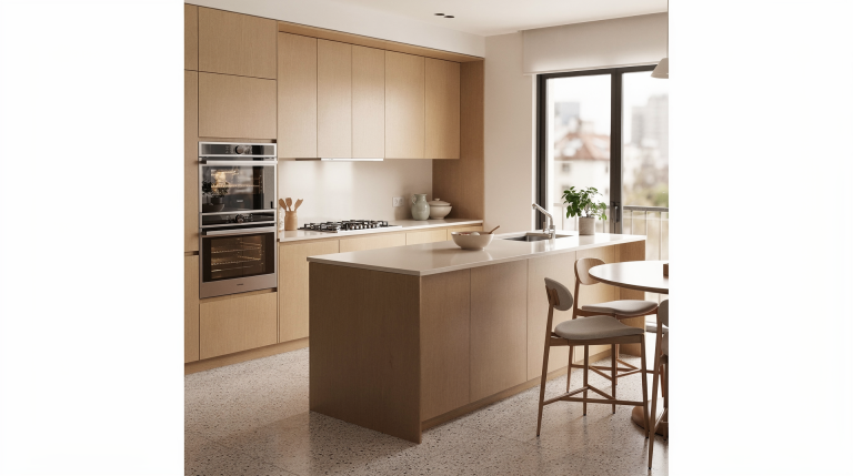 Cocinas contemporáneas en Argentina: distribución, materiales y estilo
