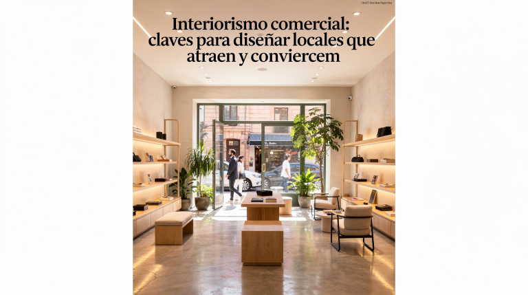 Interiorismo comercial: claves para diseñar locales que atraen y convierten